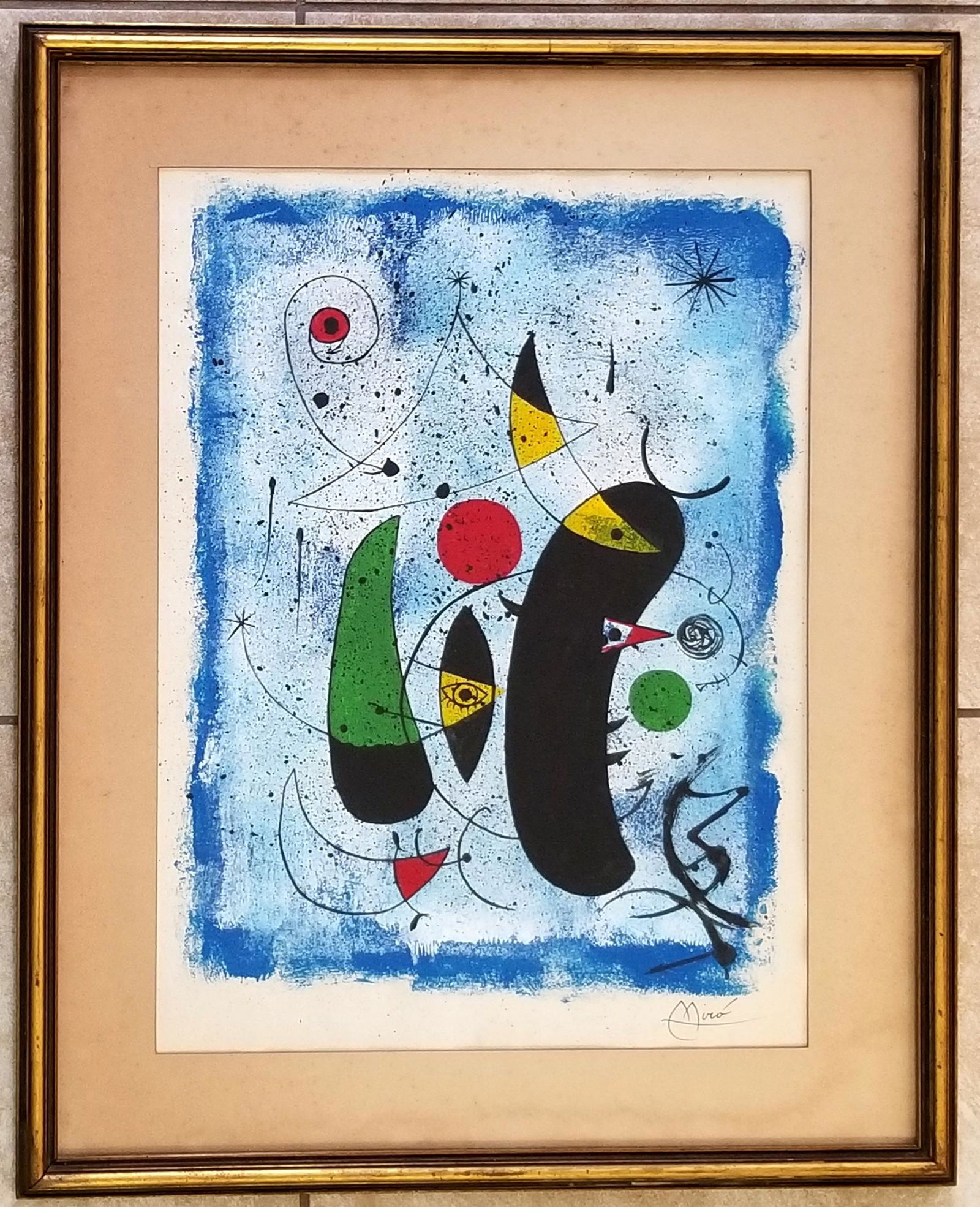Amazing Joan Miro Mixed Media/Paper (1 of 2)