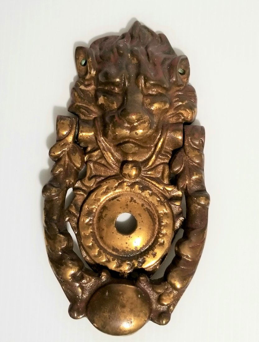 Amazing Lion Bronze Door Knocker (1 of 4)