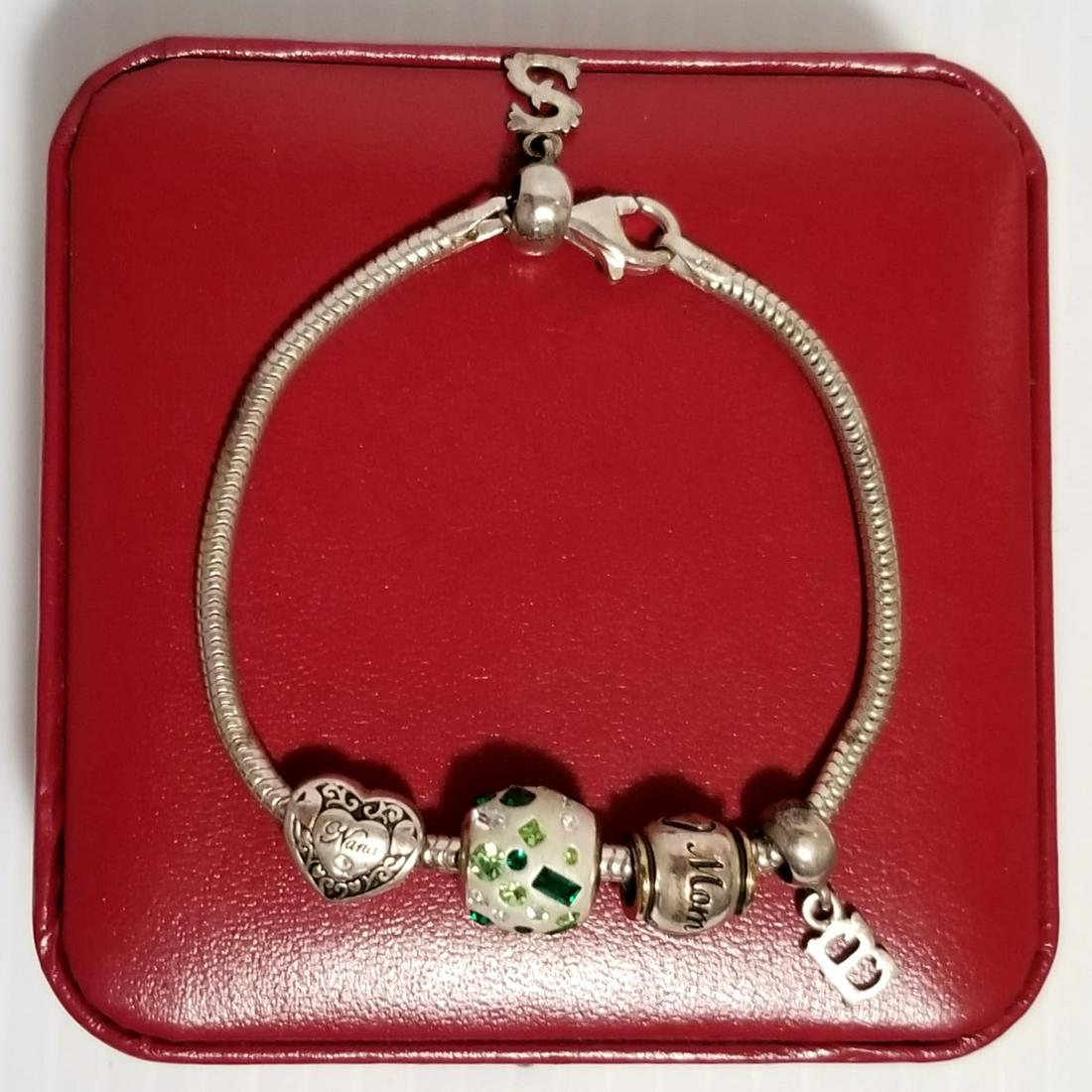 Beautiful 925 Italy Charms Bracelet (1 of 9)