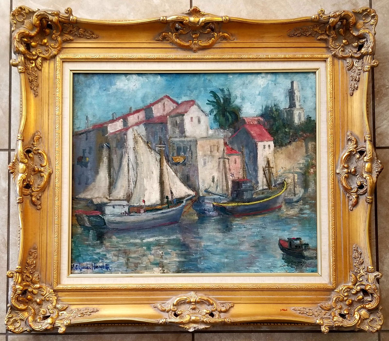 Amazing Hildegarde Hume Hamilton Oil Canvas (1 of 4)