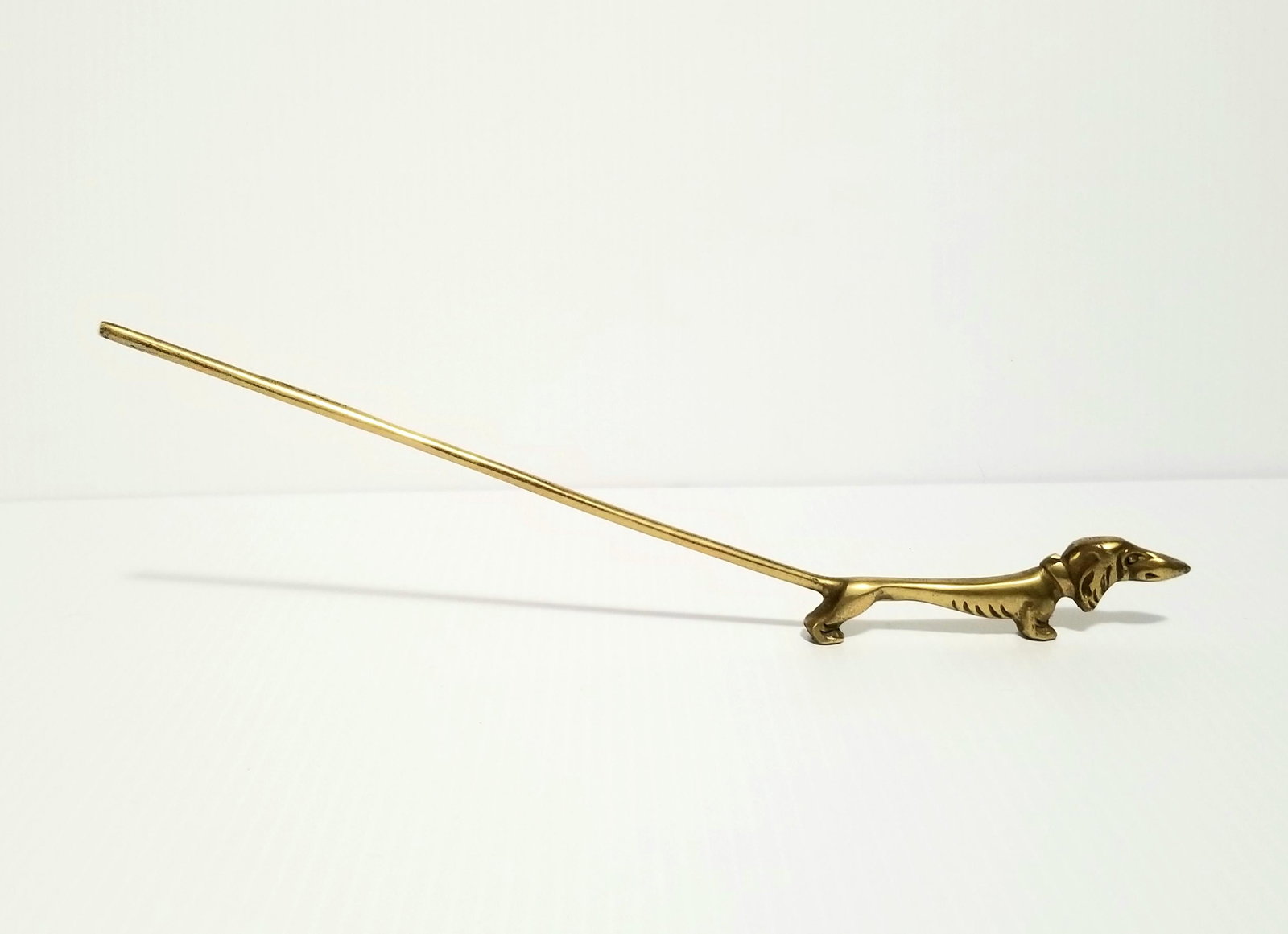 Amazing Brass Dog Sculpture (1 of 5)