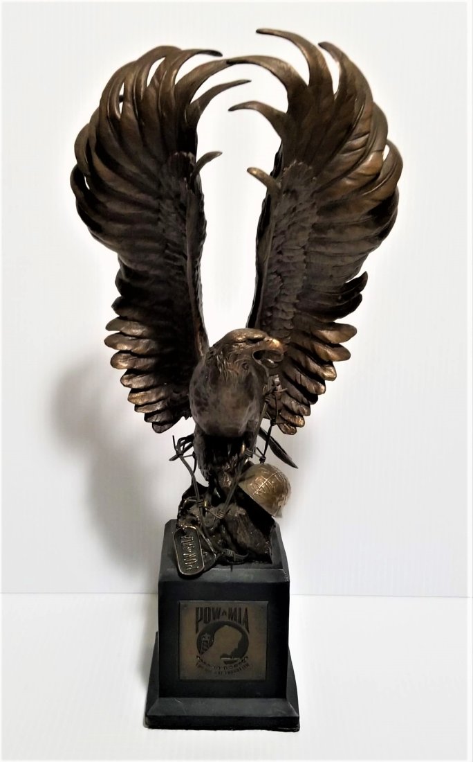 Remembrance Franklin Pow Mia Bronze Sculpture (1 of 6)