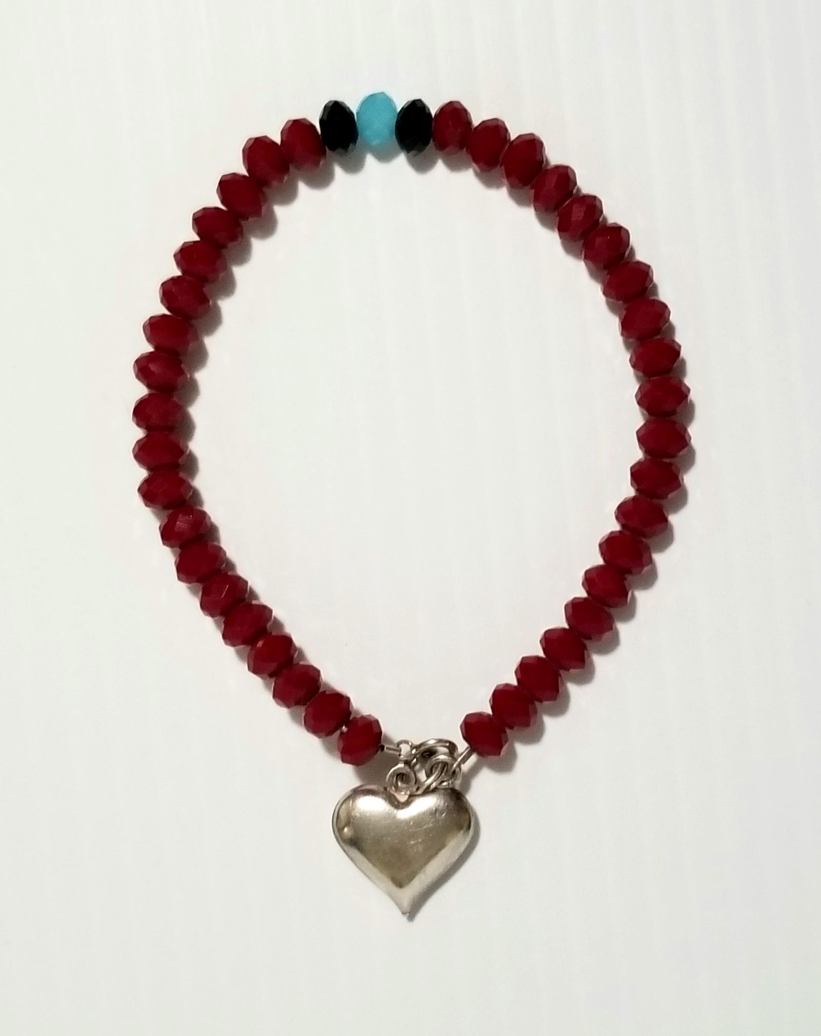 Amazing 925 Sterling Multistone Faceted Bracelet (1 of 4)