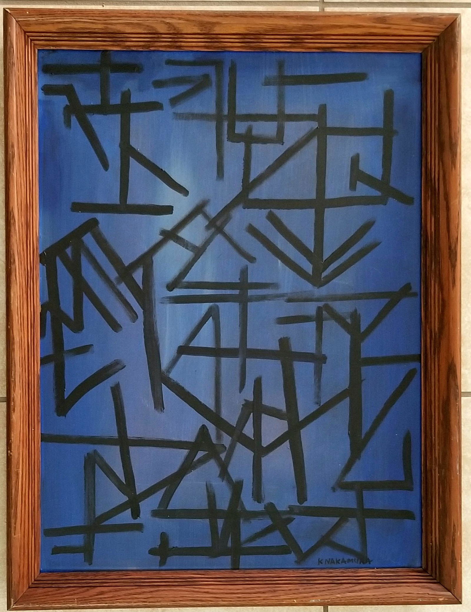 Amazing Kazuo Nakamura Oil Masonite (1 of 2)