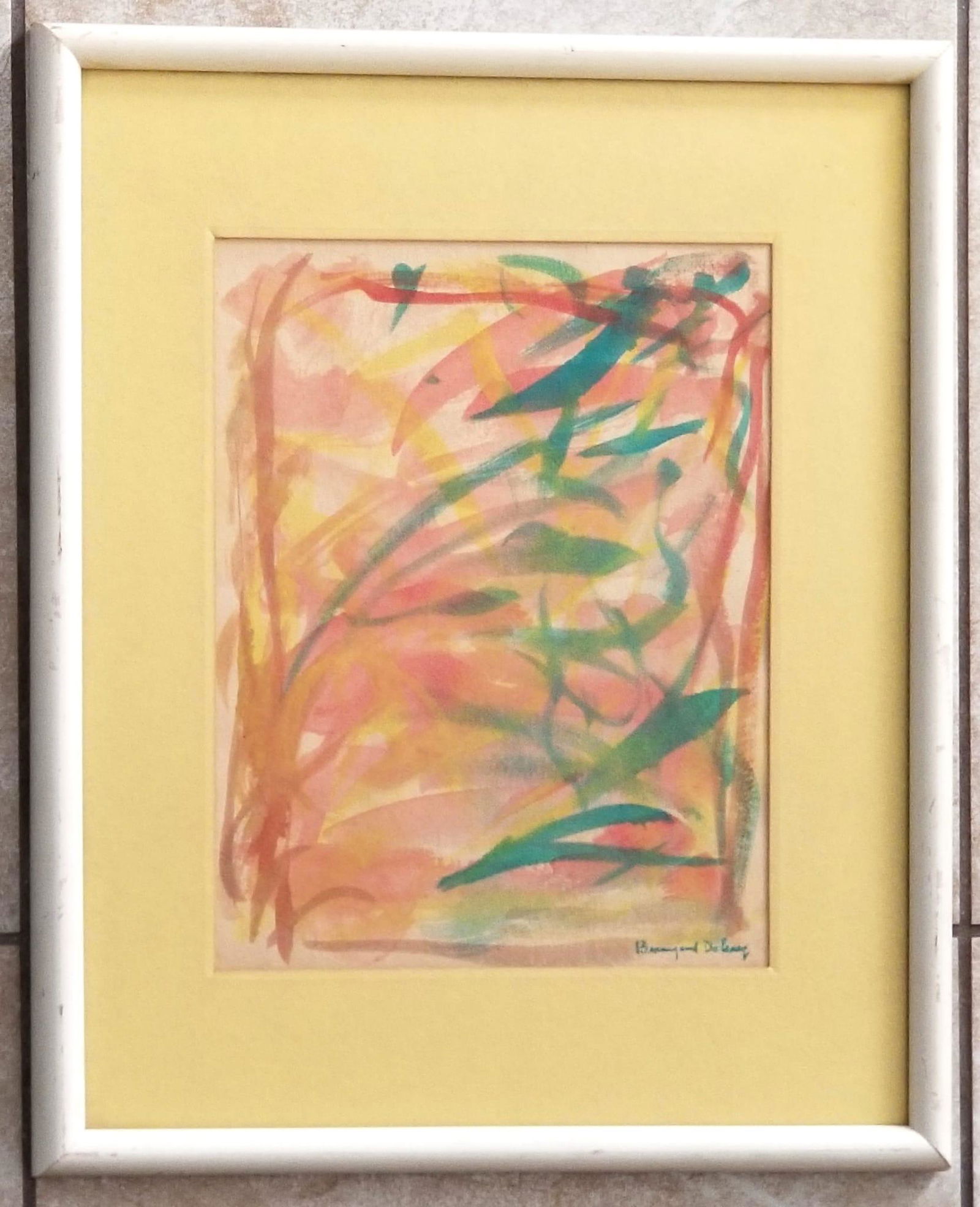 AMAZING BEAUFORD DELANEY WATERCOLOR PAPER (1 of 2)