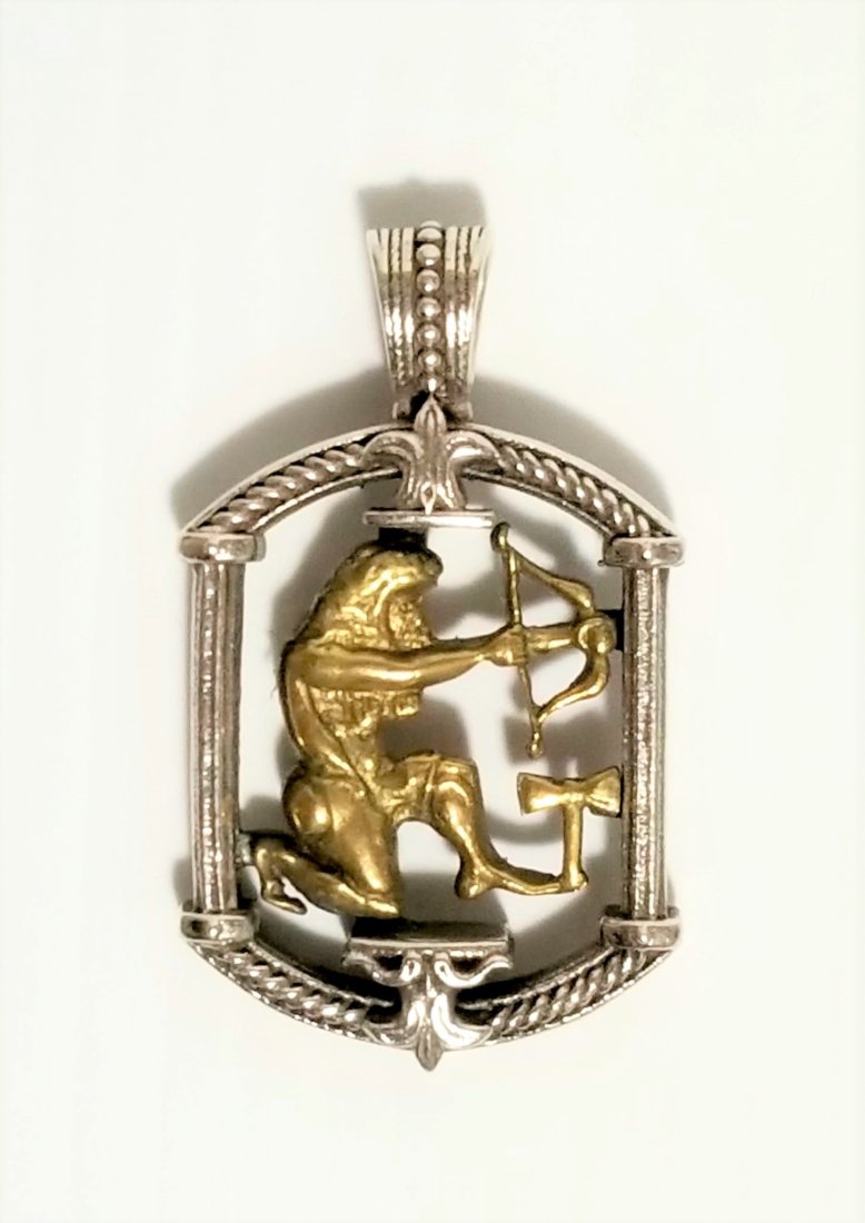 Amazing Konstantino 925 Sterling Bronze Pendant (1 of 4)