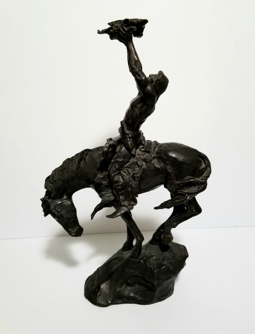 Amazing Buck McCain Western Bronze Sculpture (1 of 5)
