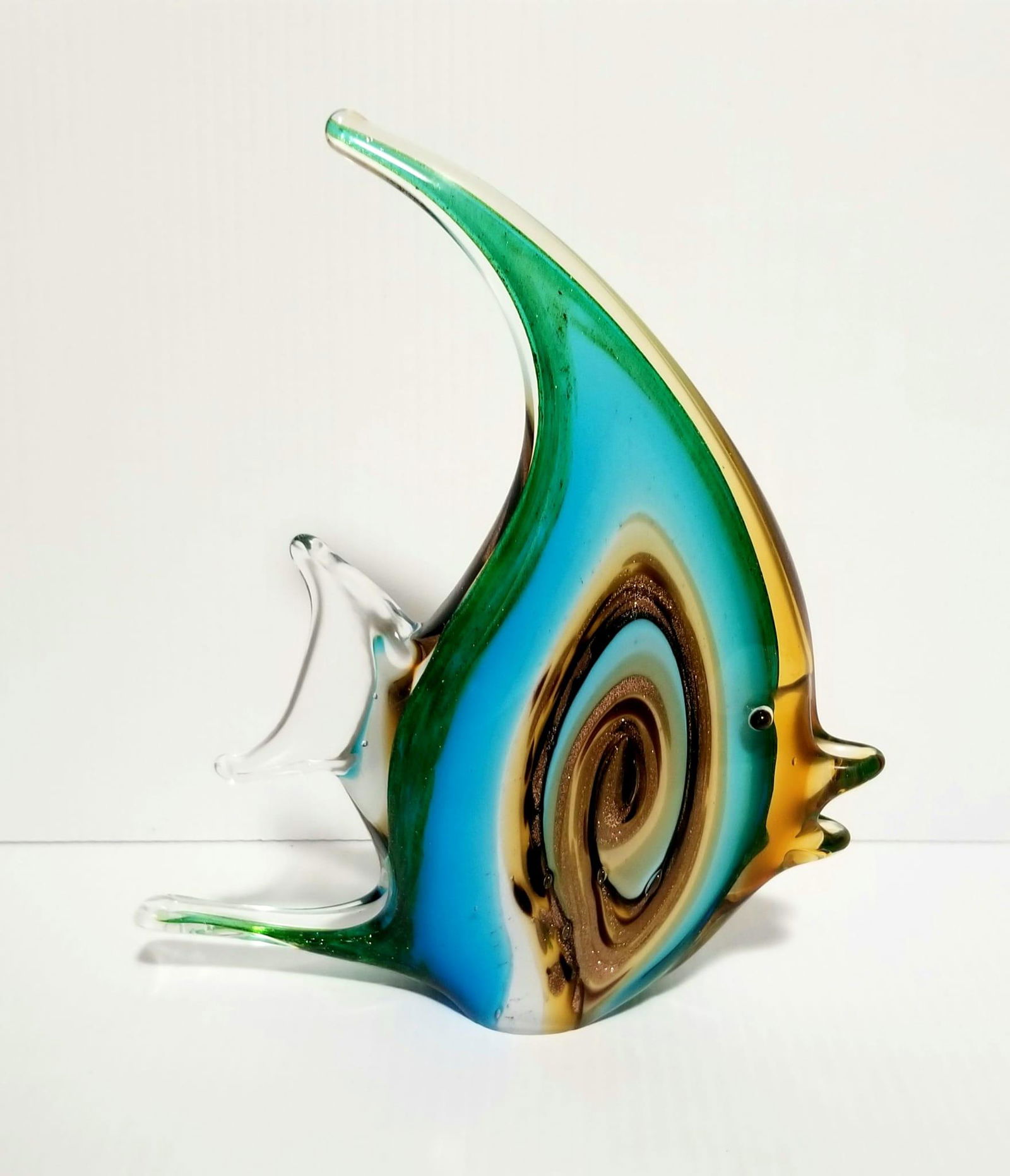 Amazing Murano Multicolor Fish Art Glass (1 of 4)