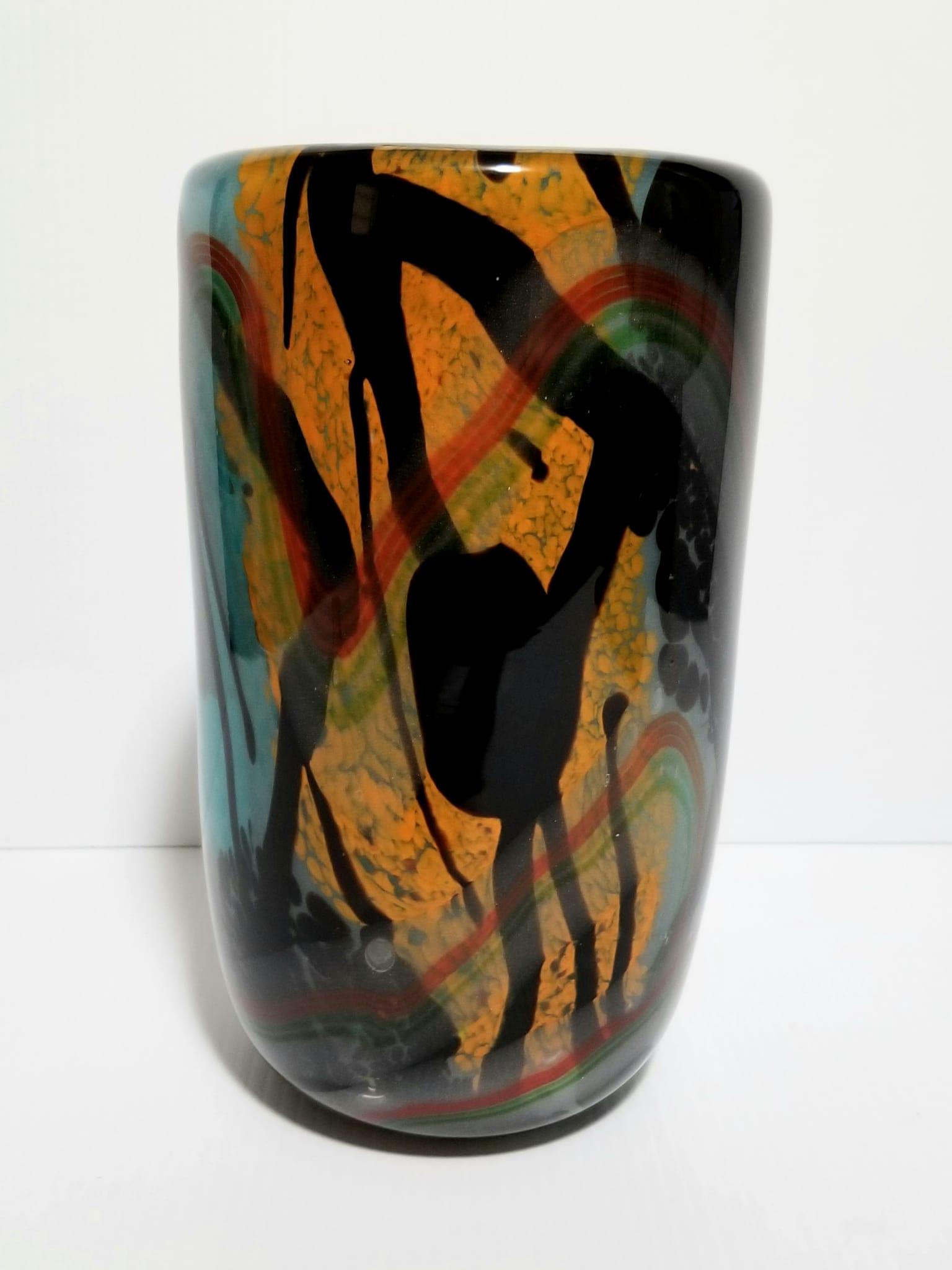 Amazing Murano Modernist Art Glass Vase (1 of 7)
