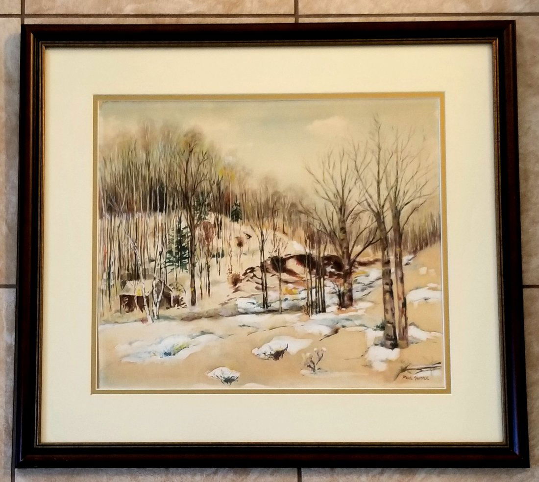 Paul Starrett Sample American (1896-1974) Watercolor (1 of 2)