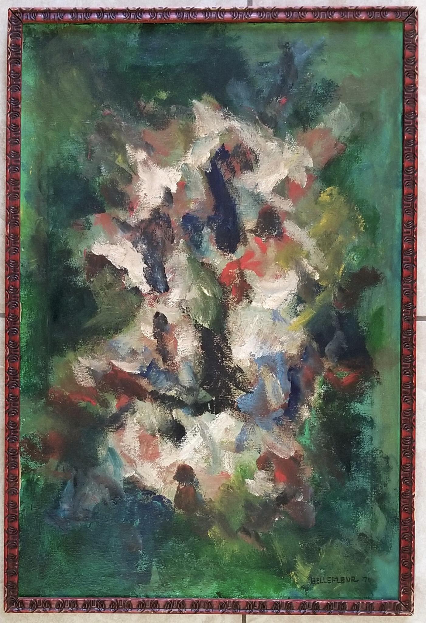 Amazing Leon Bellefleur 1970 Oil Canvas (1 of 2)