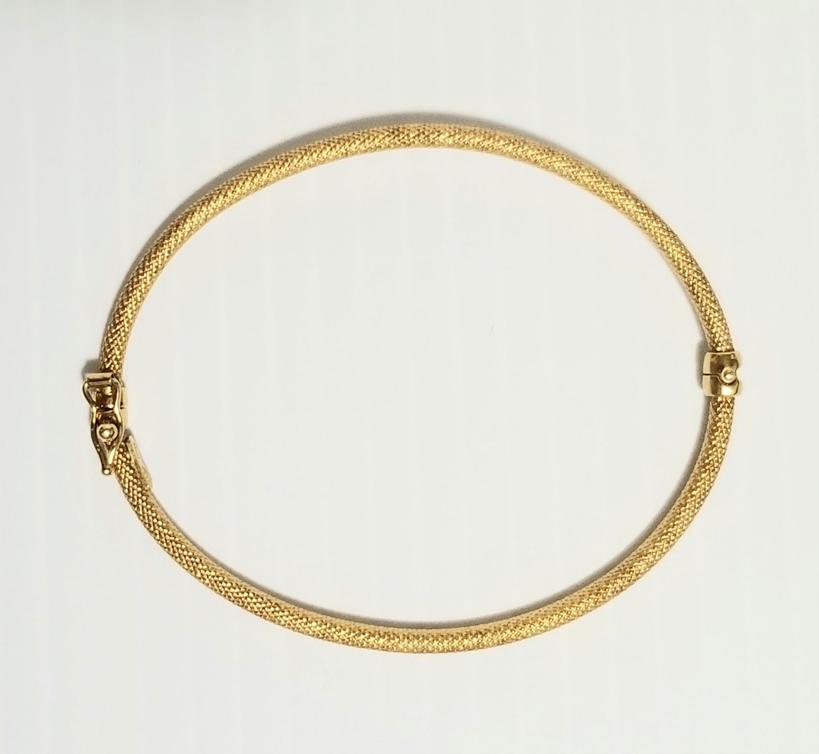 AMAZING 925 STERLING GOLD TONE ITALY BRACELET (1 of 4)