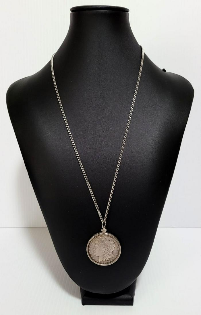 Amazing Sterling Silver Coin Necklace (1 of 4)