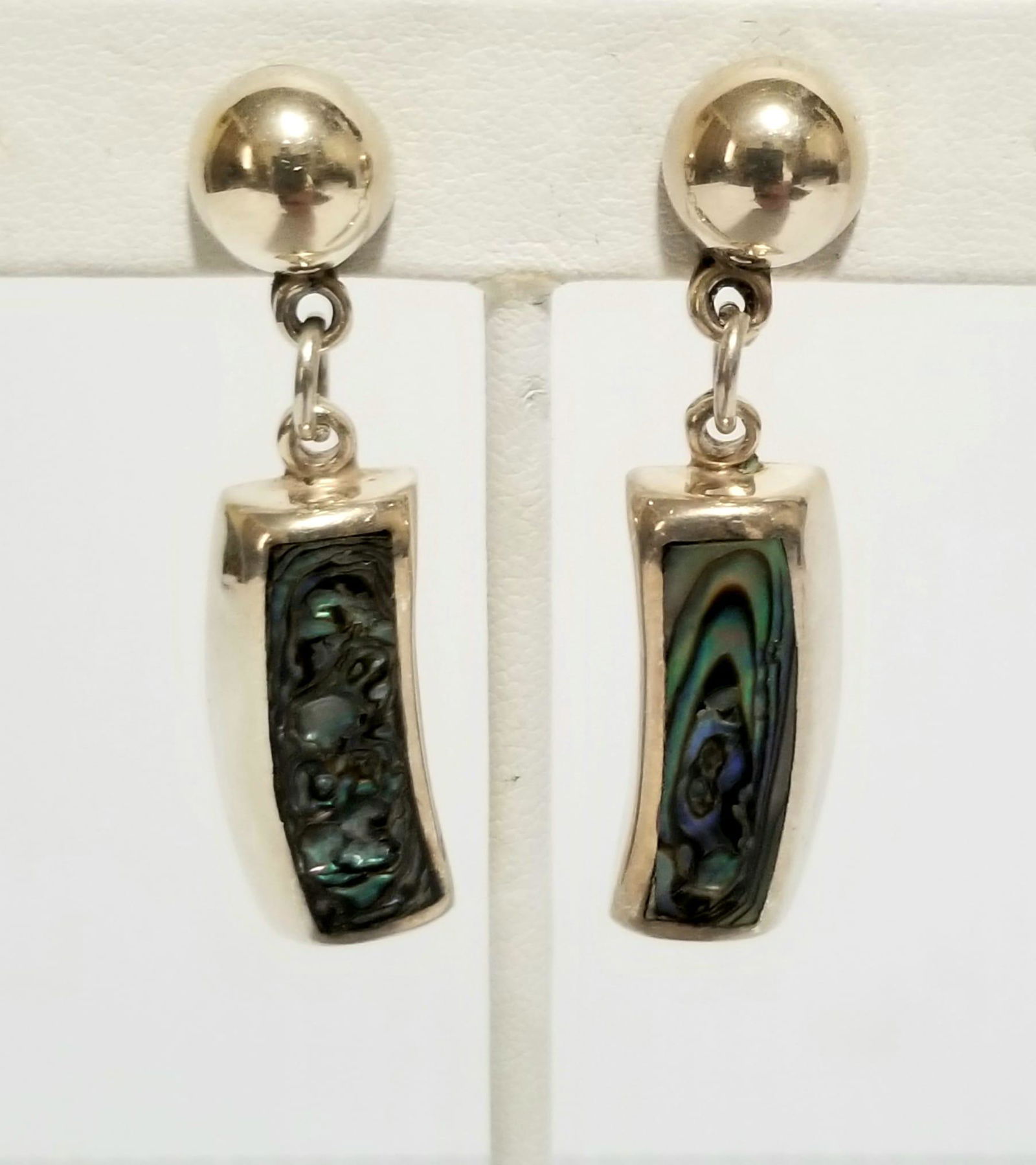 Amazing 925 Taxco Mexico Shell Earrings (1 of 5)