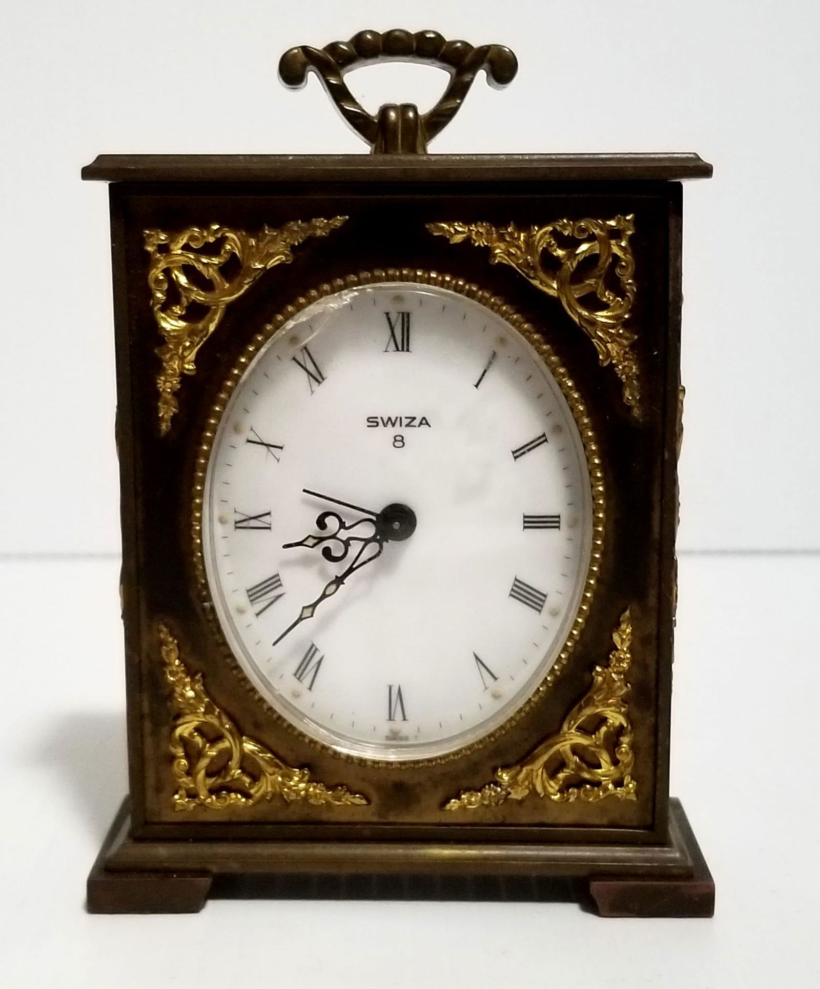 Amazing Swiza Bronze Clock (1 of 5)