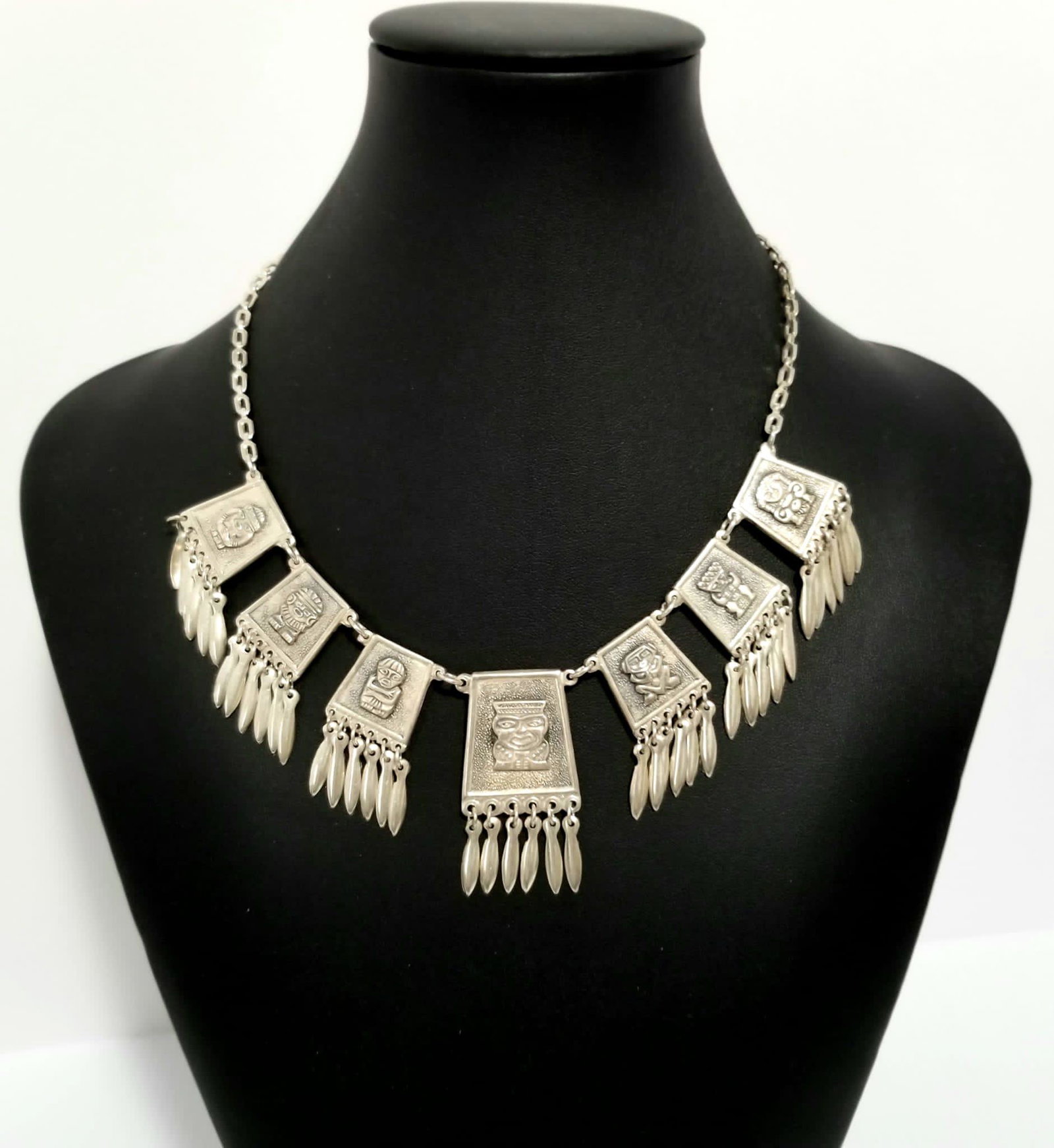 Amazing 950 Sterling Peruvian Necklace (1 of 6)