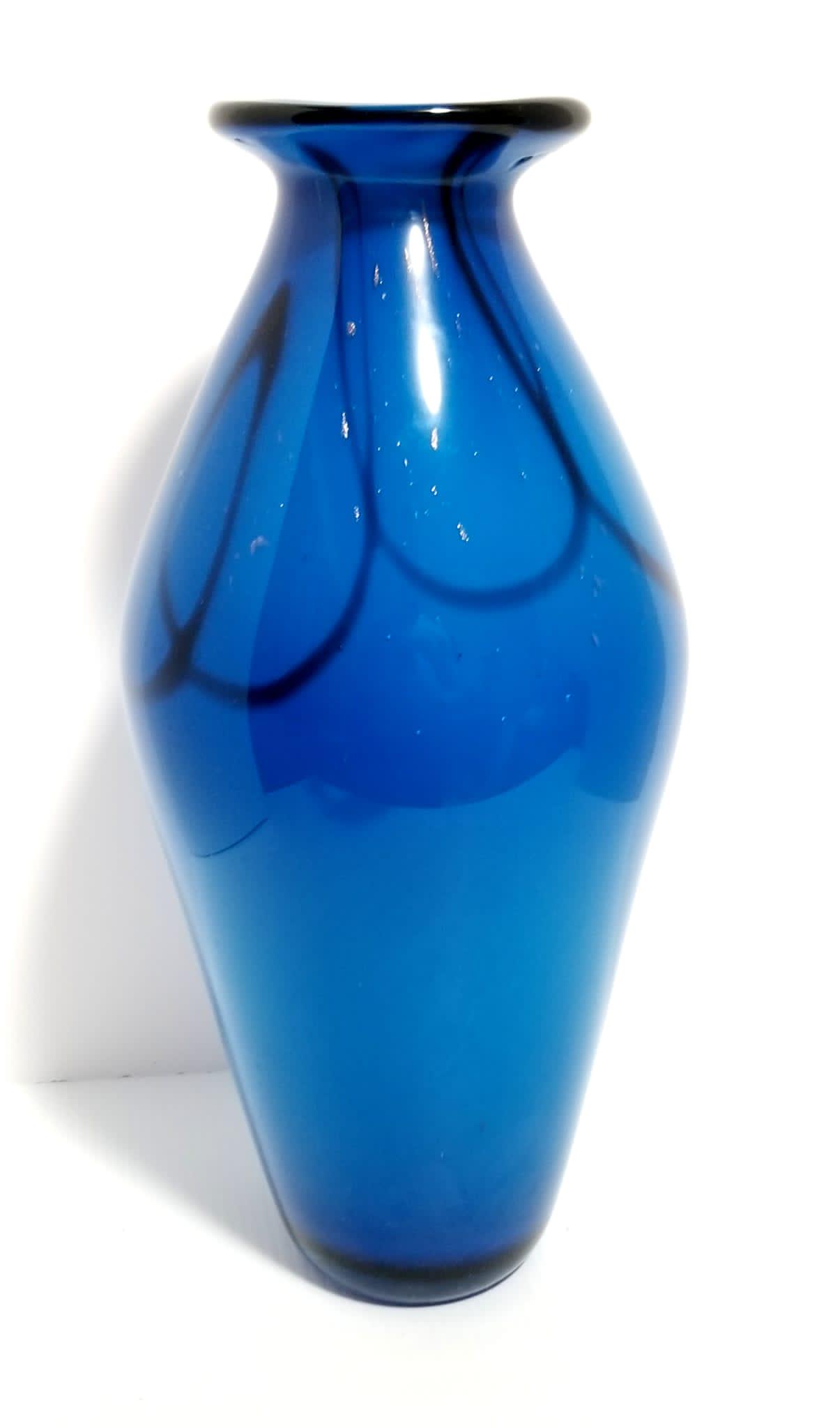 Amazing Murano Large Blue Art Glass (1 of 4)