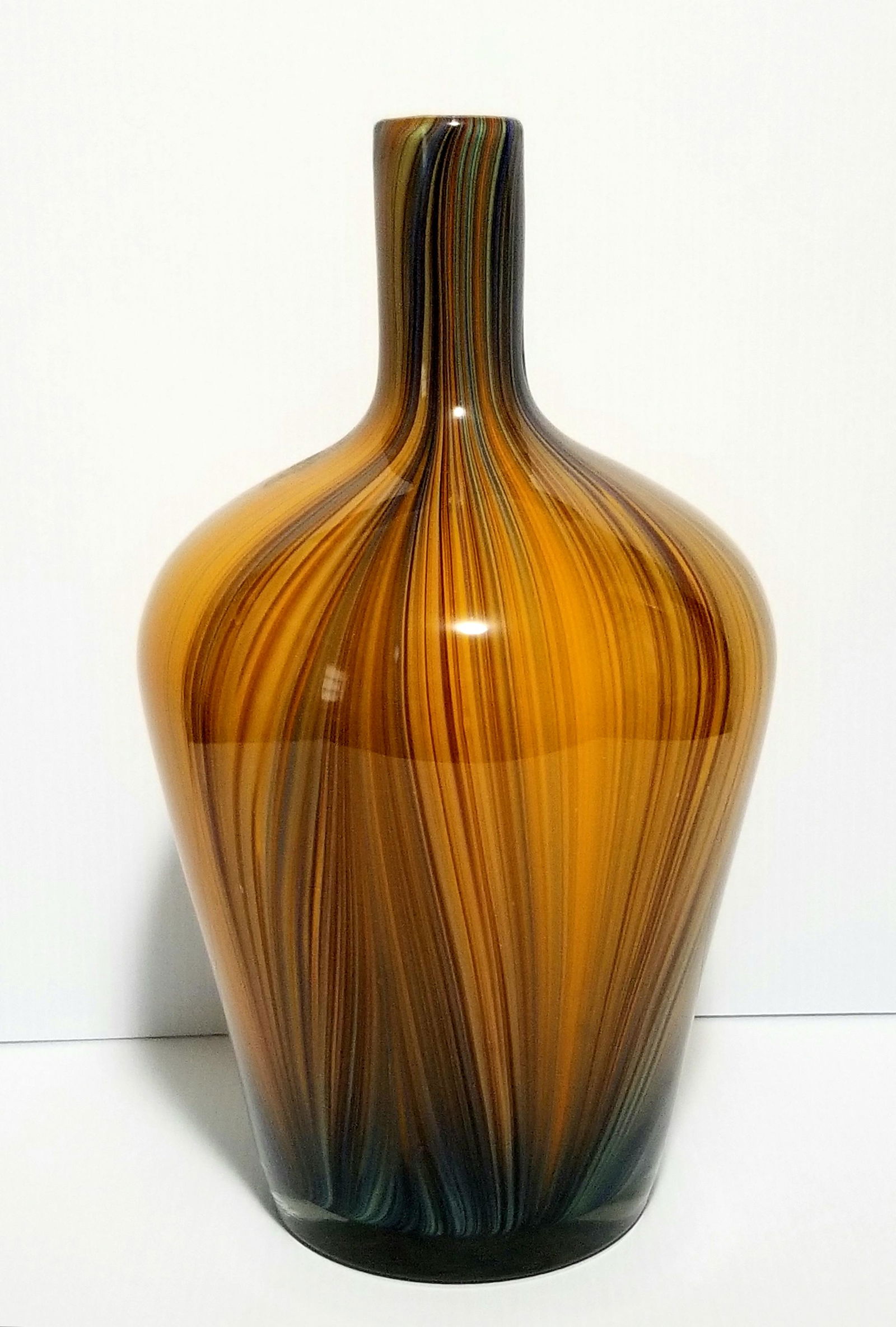 Amazing Murano Heavy Vase Art Glass (1 of 8)