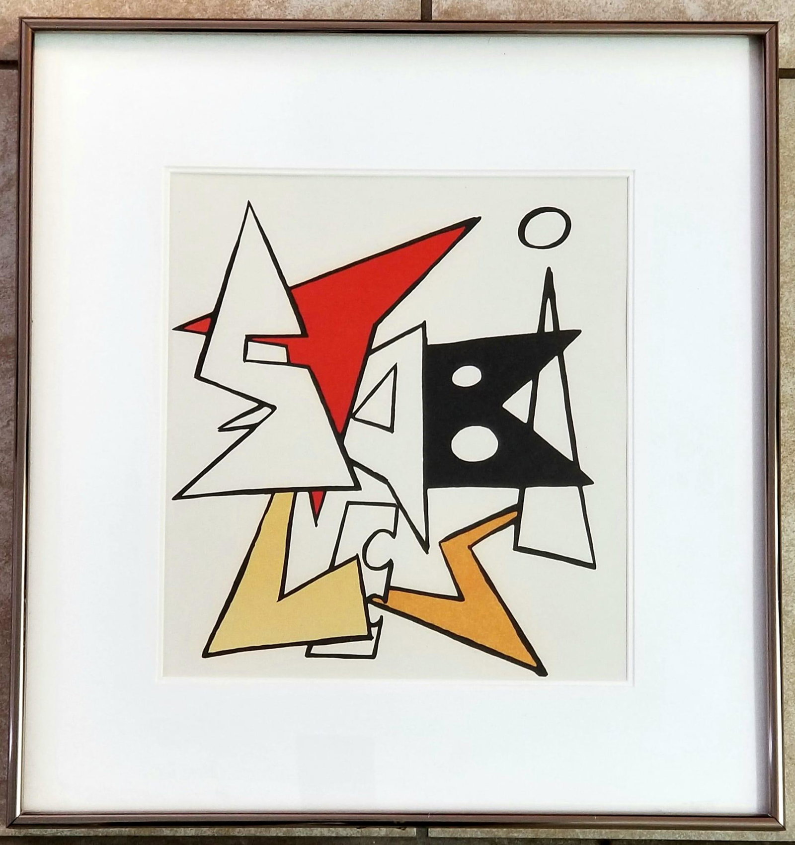 Amazing Alexander Calder Color Lithograph: Beautiful Alexander Calder color lithograph. Stabiles, Cover Illustration. 18 x 17 inches. Provenance: private owner. Biography: 1898 - 1976. One of America's best known sculptors, "Sandy" Calder beca