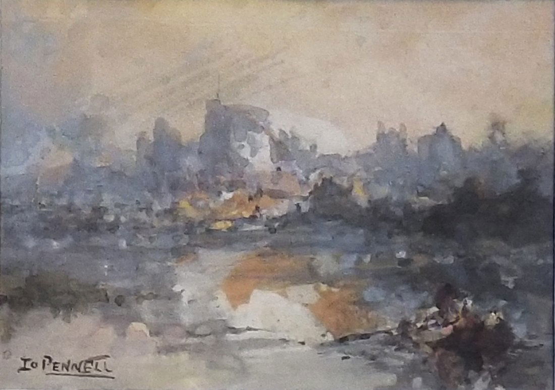 Amazing Joseph Pennell Watercolor Paper (1 of 3)