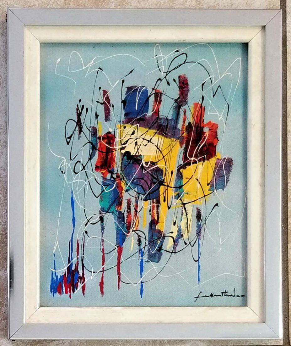 Amazing Helen Frankenthaler Oil Canvas (1 of 2)