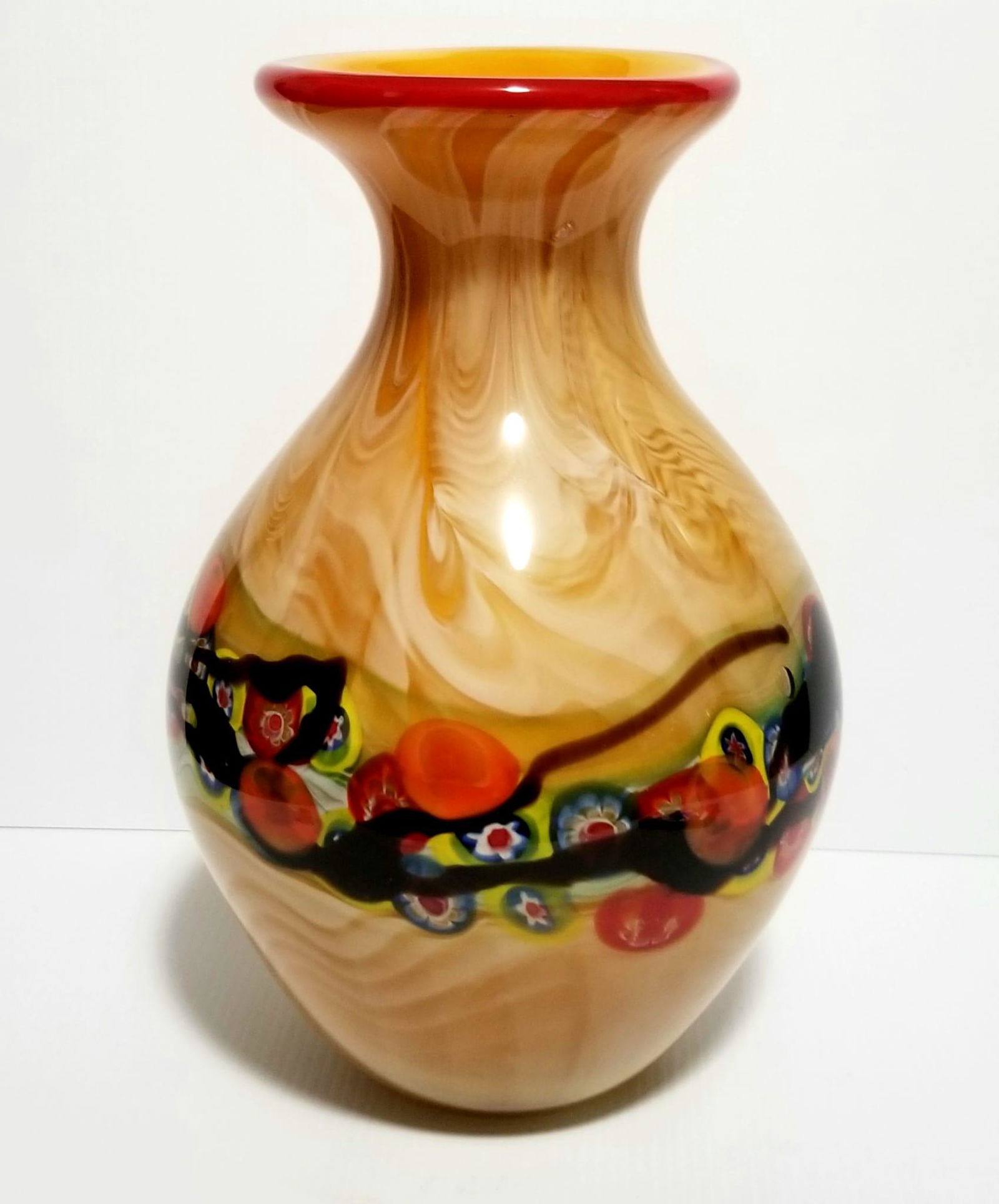 Amazing Murano Millefiori Art Glass Vase (1 of 12)