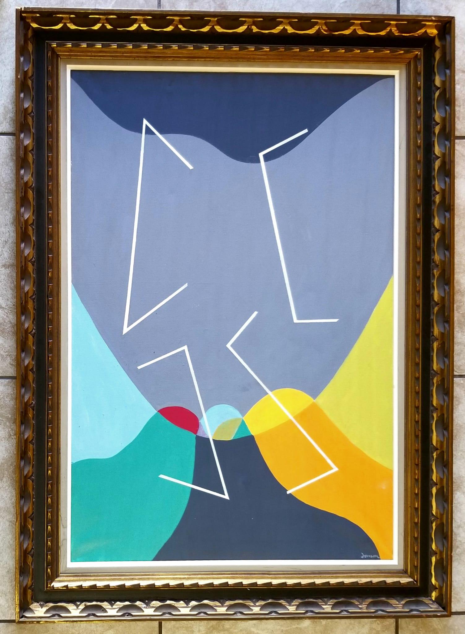 Amazing Raymond Jonson Oil Canvas (1 of 2)