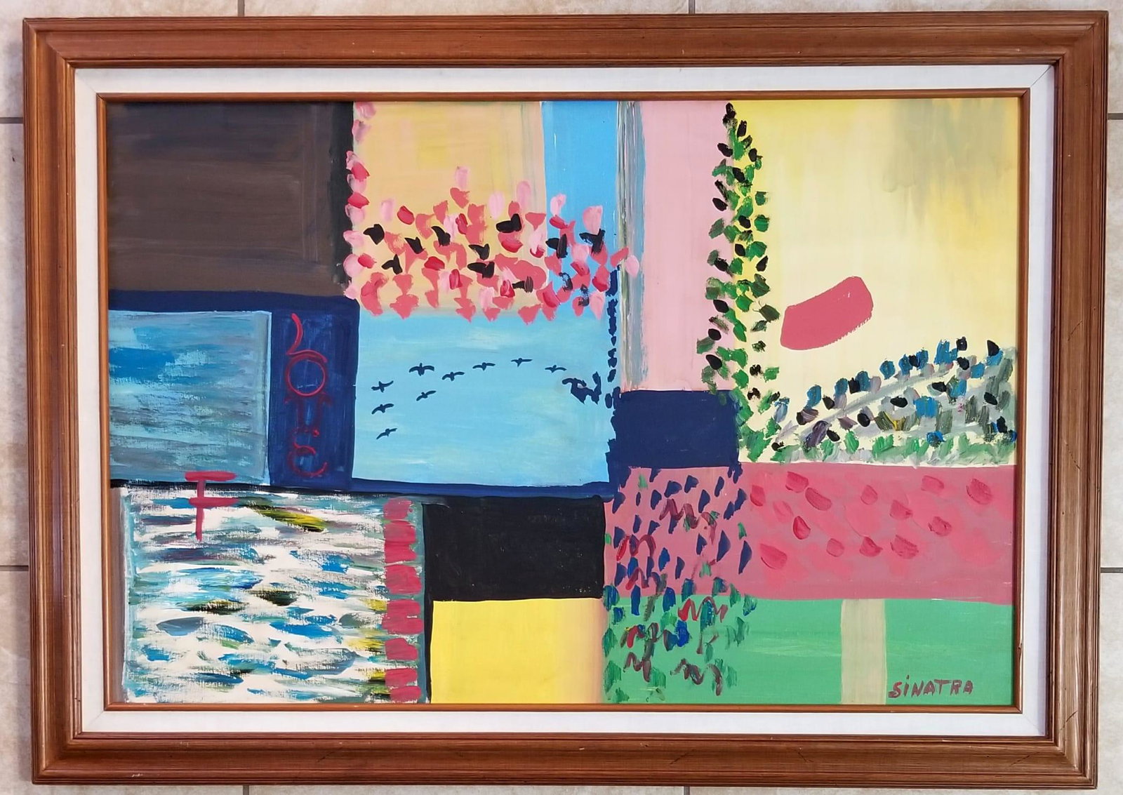 Amazing Frank Sinatra Acrylic Canvas (1 of 2)