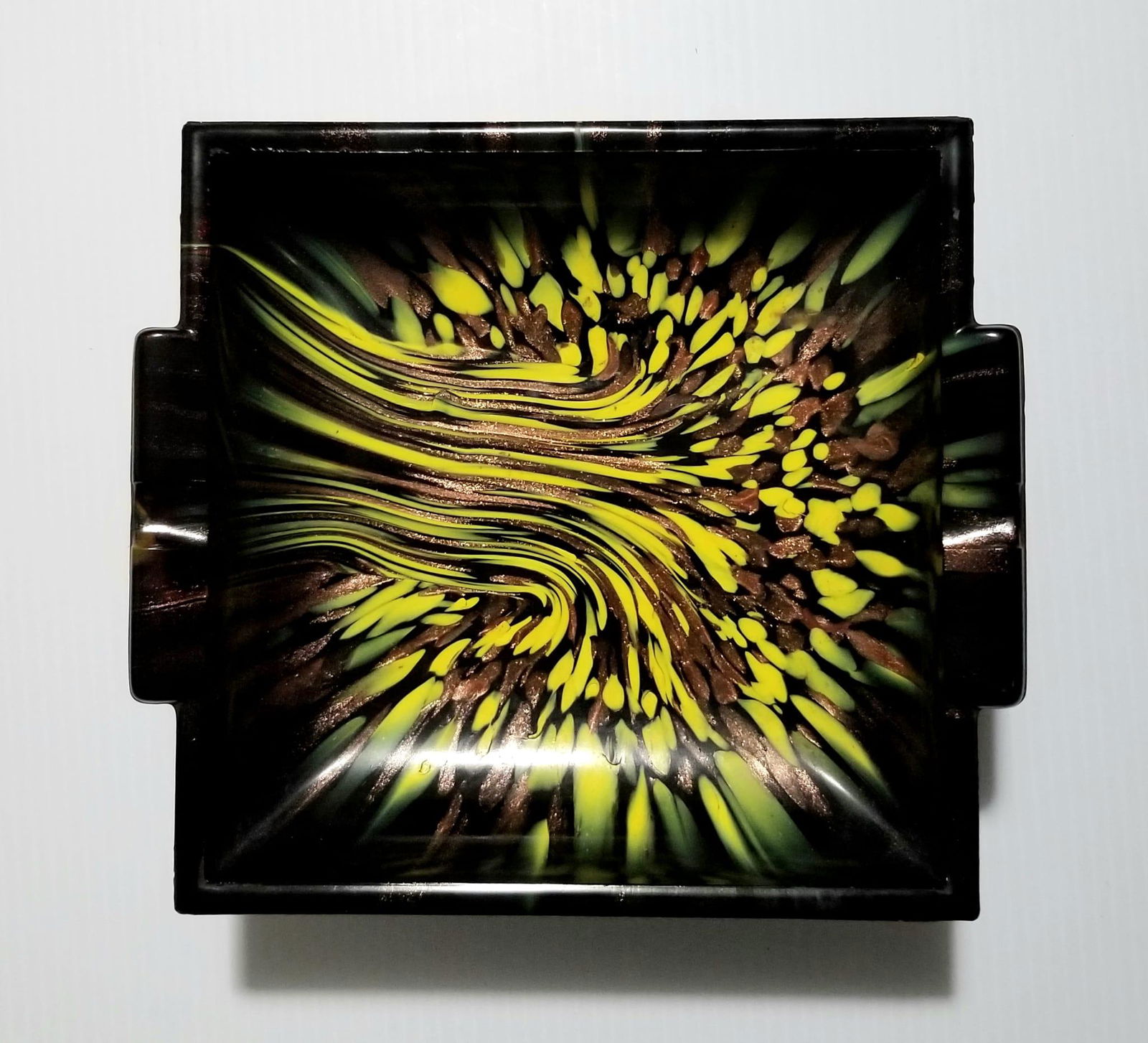 Amazing Murano Multicolor Large Ashtray (1 of 3)