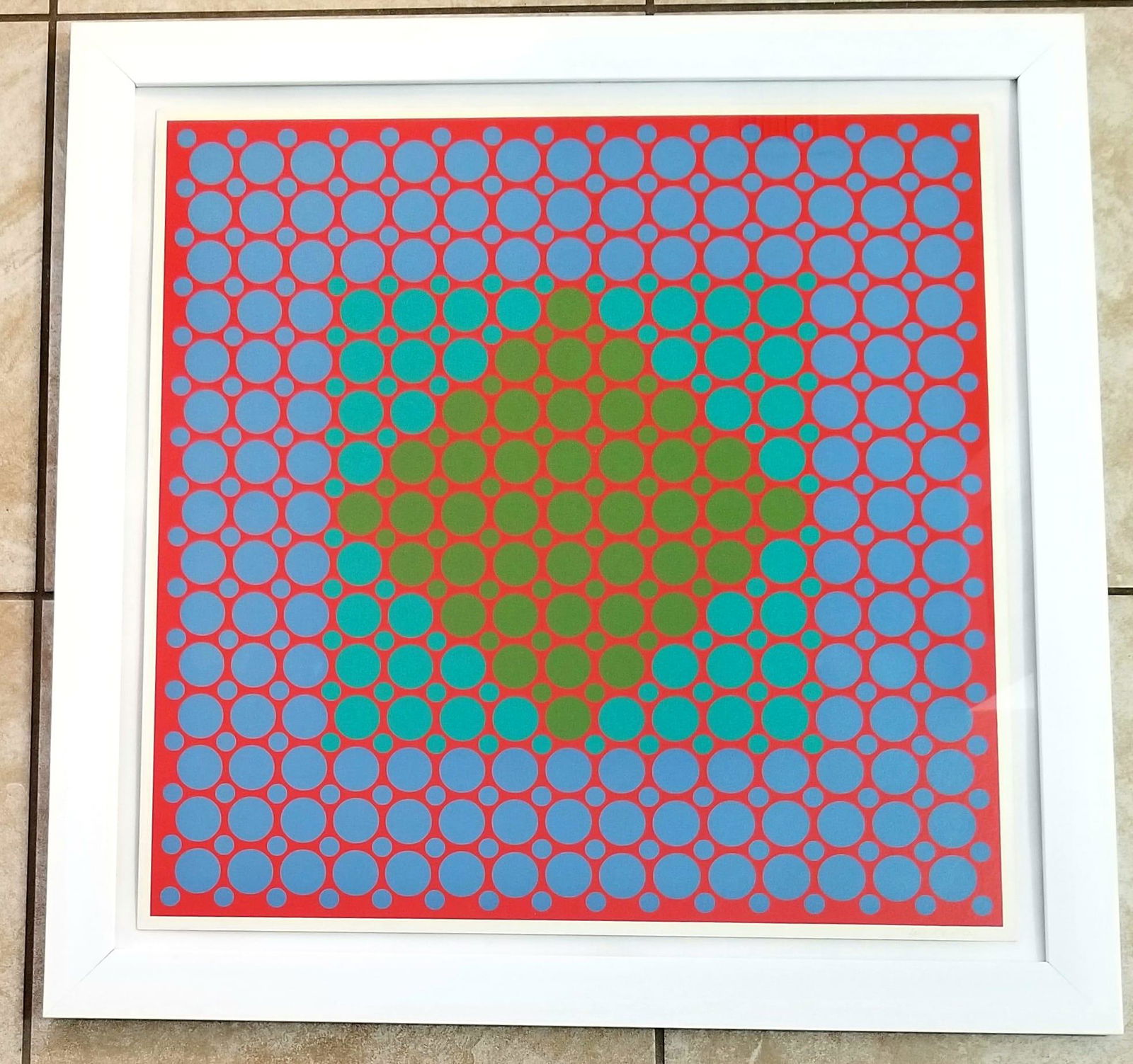 Amazing Richard Anuszkiewicz Hand Signed Serigraph (1 of 3)