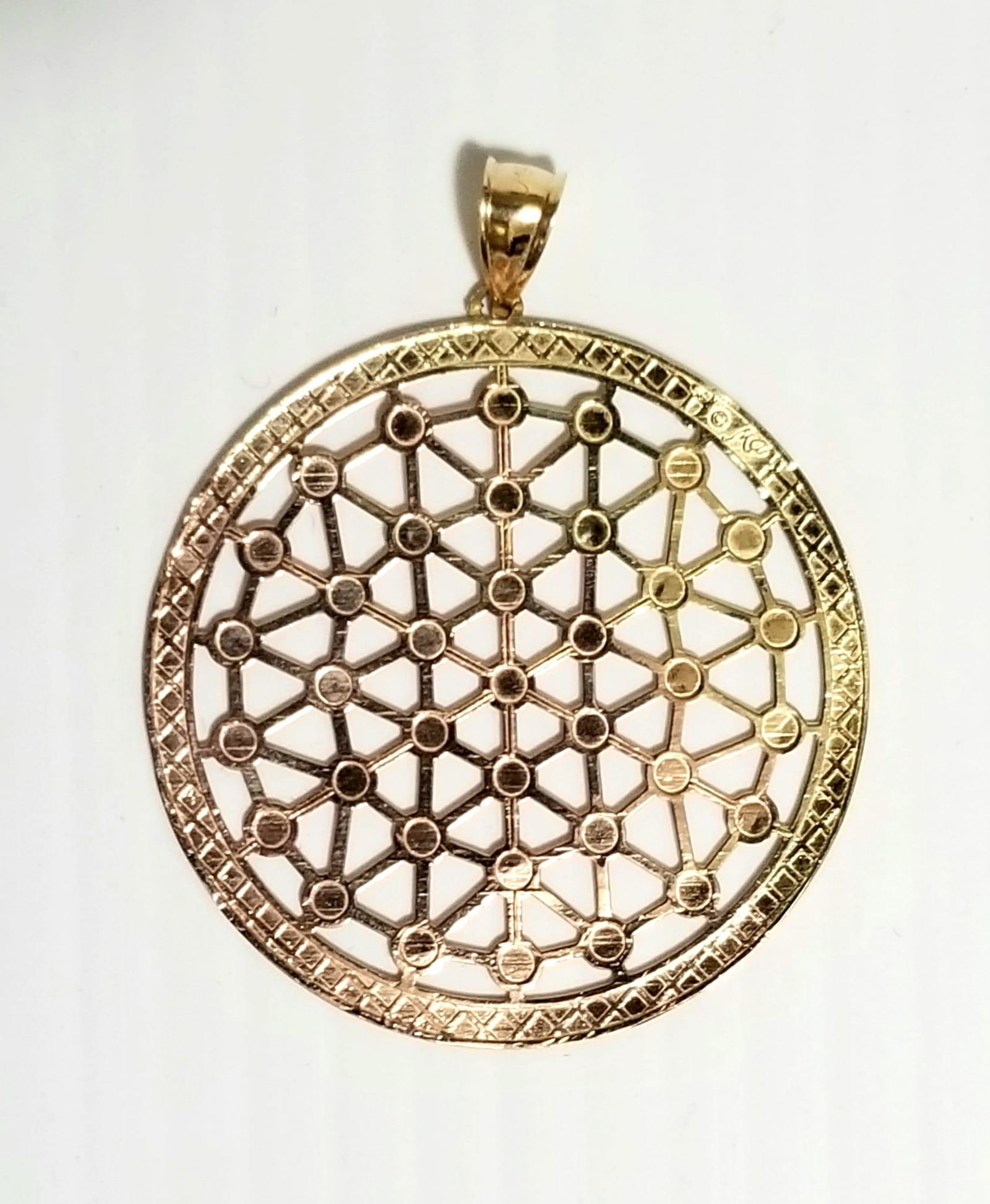 Amazing 14KT Two Tone Gold Michael Anthony Pendant (1 of 5)