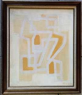 Amazing Hans Richter 1971 Oil Canvas: Attributed to Hans Richter, it does not have a COA. Medium: oil canvas, 28 x 24 inches. Provenance: private owner. Biography: 1888 - 1976. Hans Richter was born in Berlin, Germany on April 6,