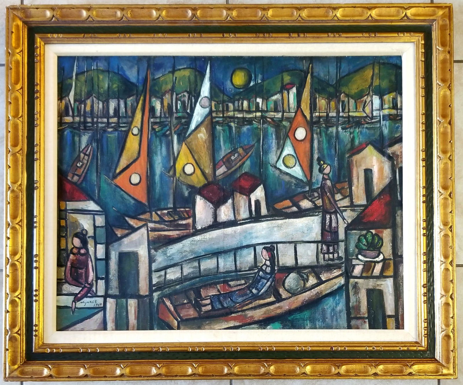 Amazing Jose Maria Mijares 1949 Oil Canvas (1 of 2)