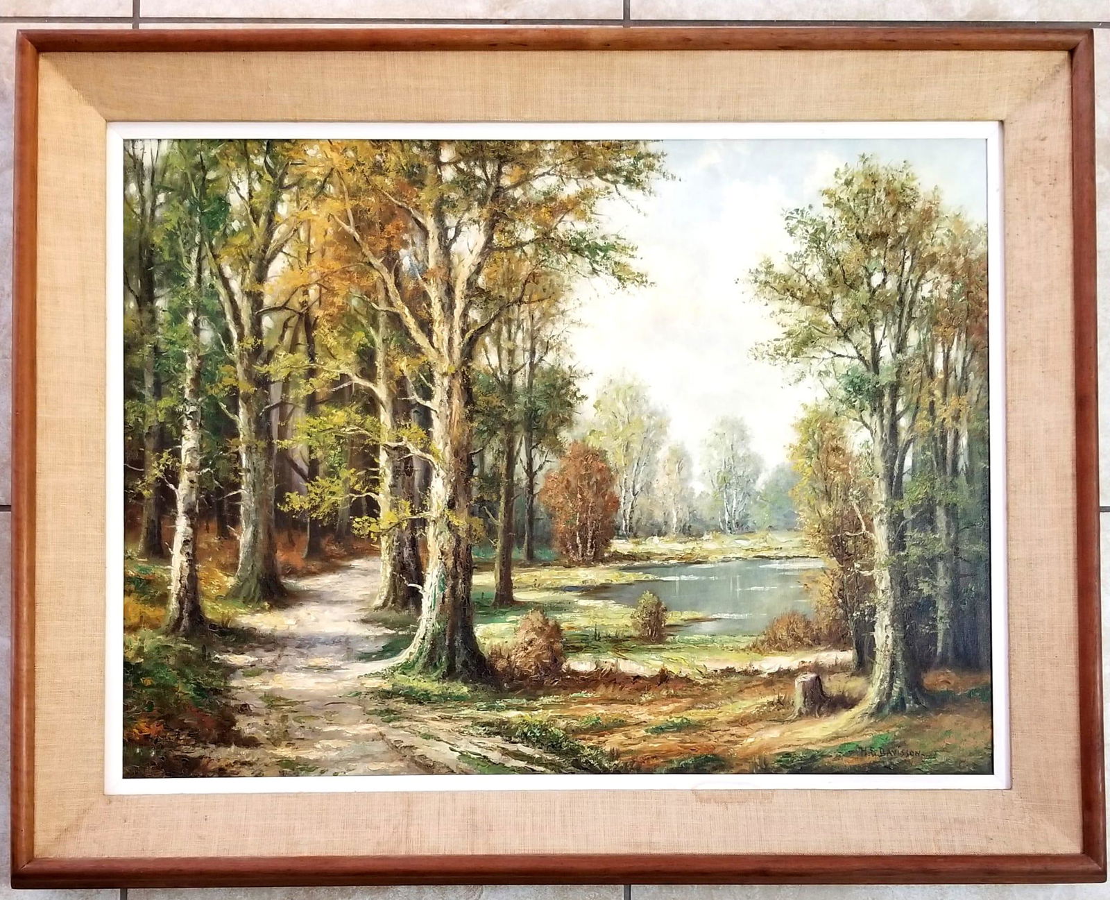 Amazing Homer Davisson Oil Canvas (1 of 2)