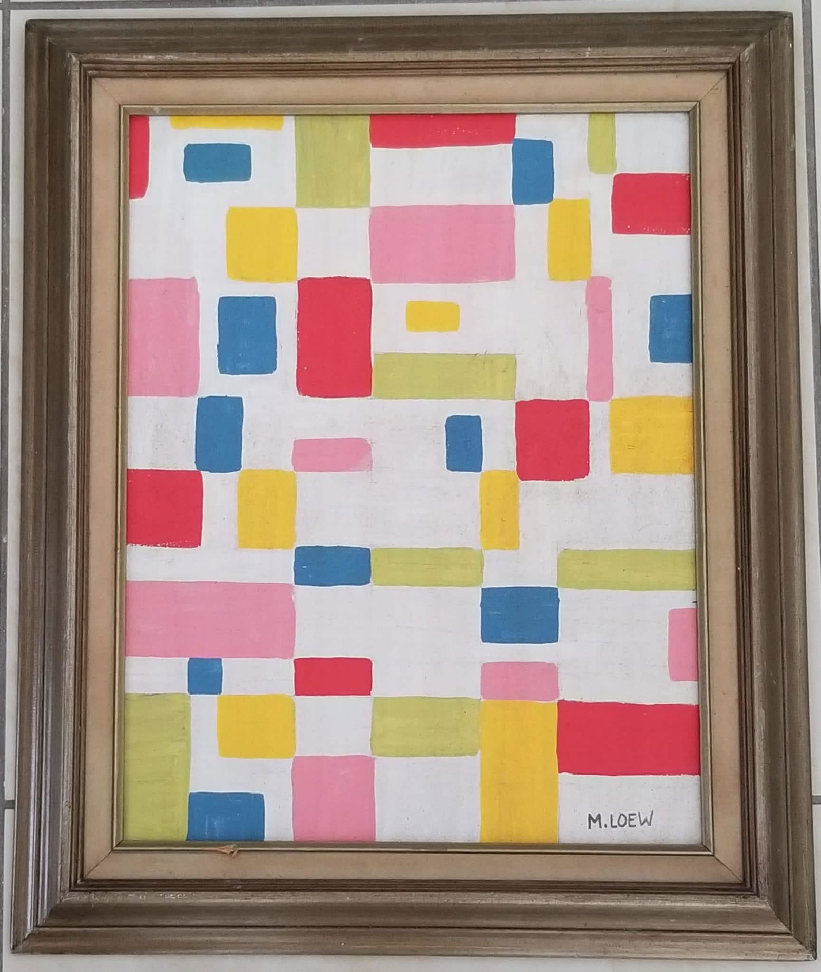 Amazing Michael Loew Oil Canvas: Attributed to Michael Loew, it does not have a COA. Medium: oil canvas. 23 x 19 inches. Provenance: private owner. Biography: 1907 - 1985. Michael Loew was born in 1907 and was the son of a New York C