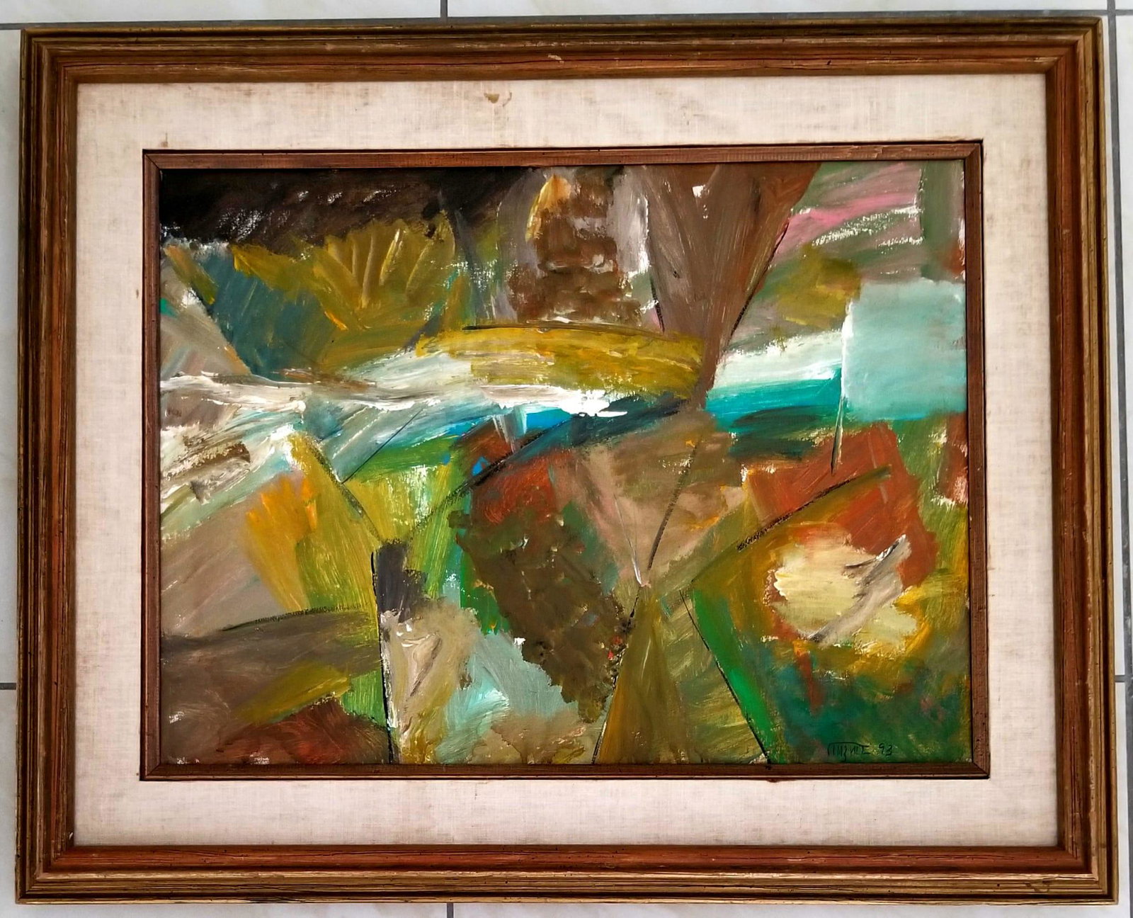 Amazing Ram Kumar Acrylic Canvas (1 of 2)