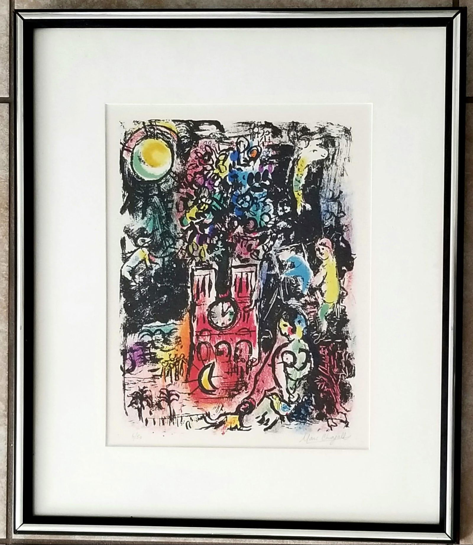 Amazing Marc Chagall Signed & Numbered Lithograph (1 of 3)