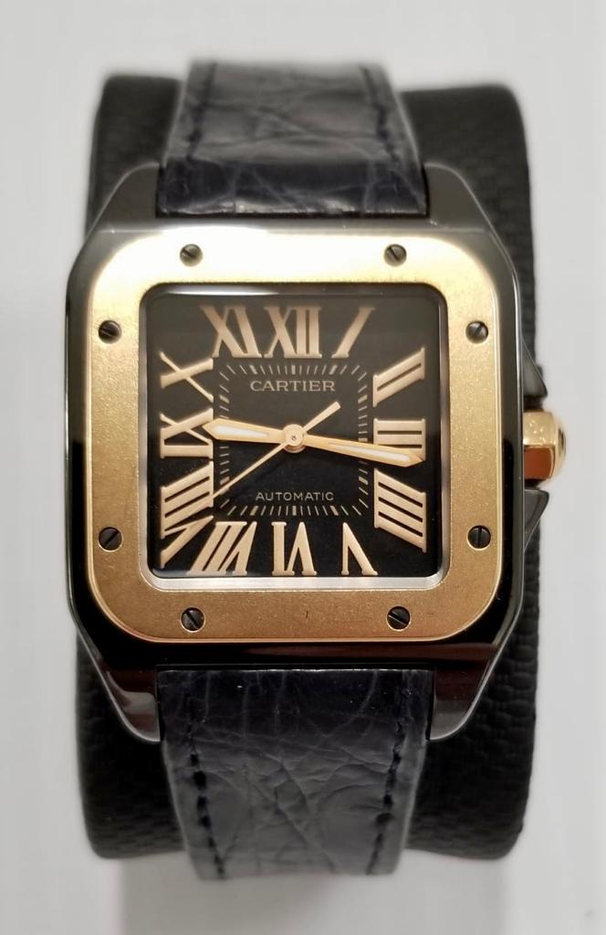 Amazing Cartier Santos 18KT Automatic Watch (1 of 11)