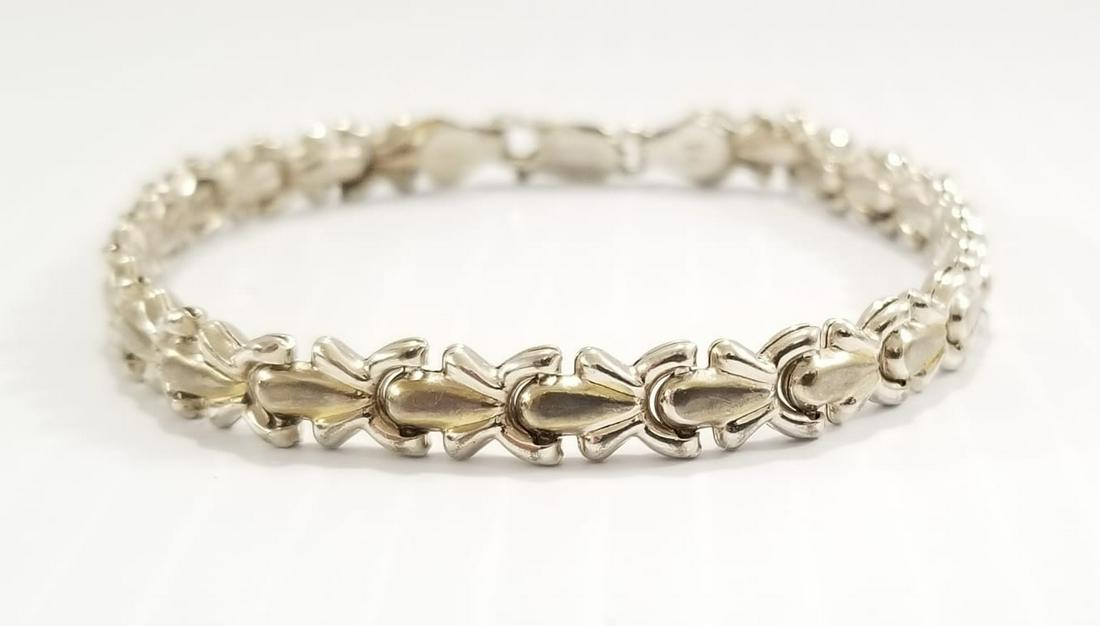 Amazing 925 Sterling Silver Italy Bracelet (1 of 5)