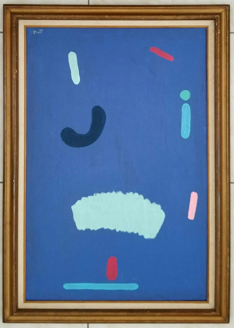 Amazing Dorothy Fratt Acrylic Canvas: Attributed to Dorothy Fratt, it does not have a COA. Medium: acrylic canvas. 41 x 29.5 inches. Provenance: private owner. Biography: 1923 - 2017. Winner of the Arizona Governor's Artist of the Year aw