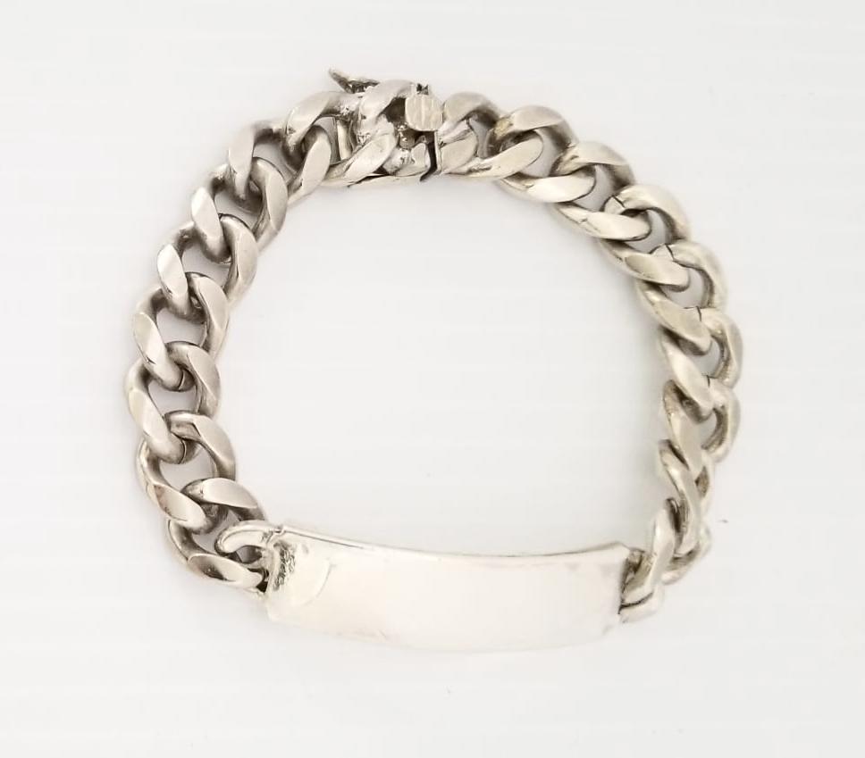 Elco sterling deals silver id bracelet