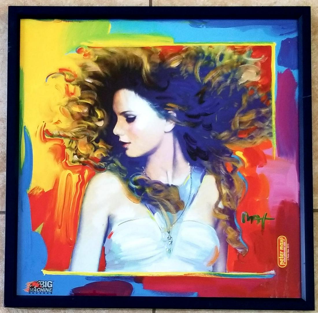 Amazing Peter Max "The Max Collector" Signed Print (1 of 2)
