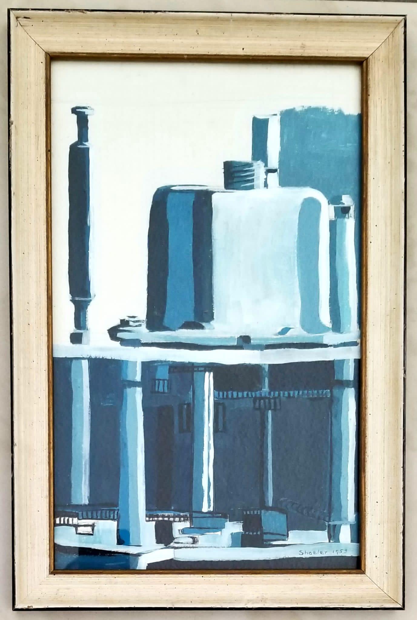 Amazing Charles Sheeler Gouache Paper (1 of 2)