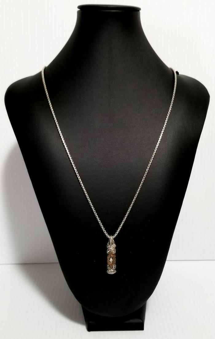 Scott Kay Sterling Silver Black Onyx Cross Necklace (1 of 8)