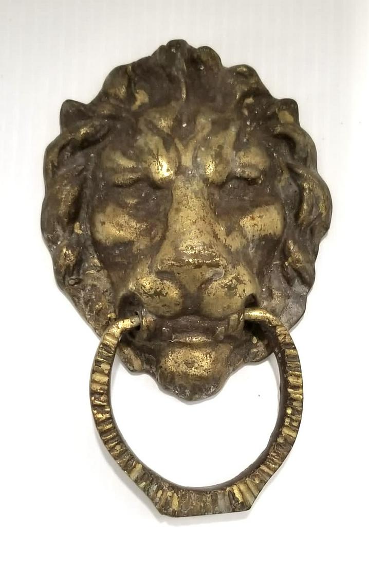 Amazing Lion Bronze Door Knocker (1 of 2)