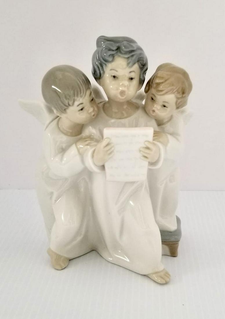 Amazing Lladro Three Angels Porcelain Figurine (1 of 5)