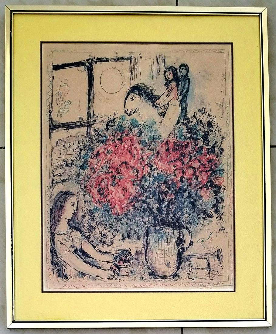 Amazing Marc Chagall Signed Lithograph (1 of 2)