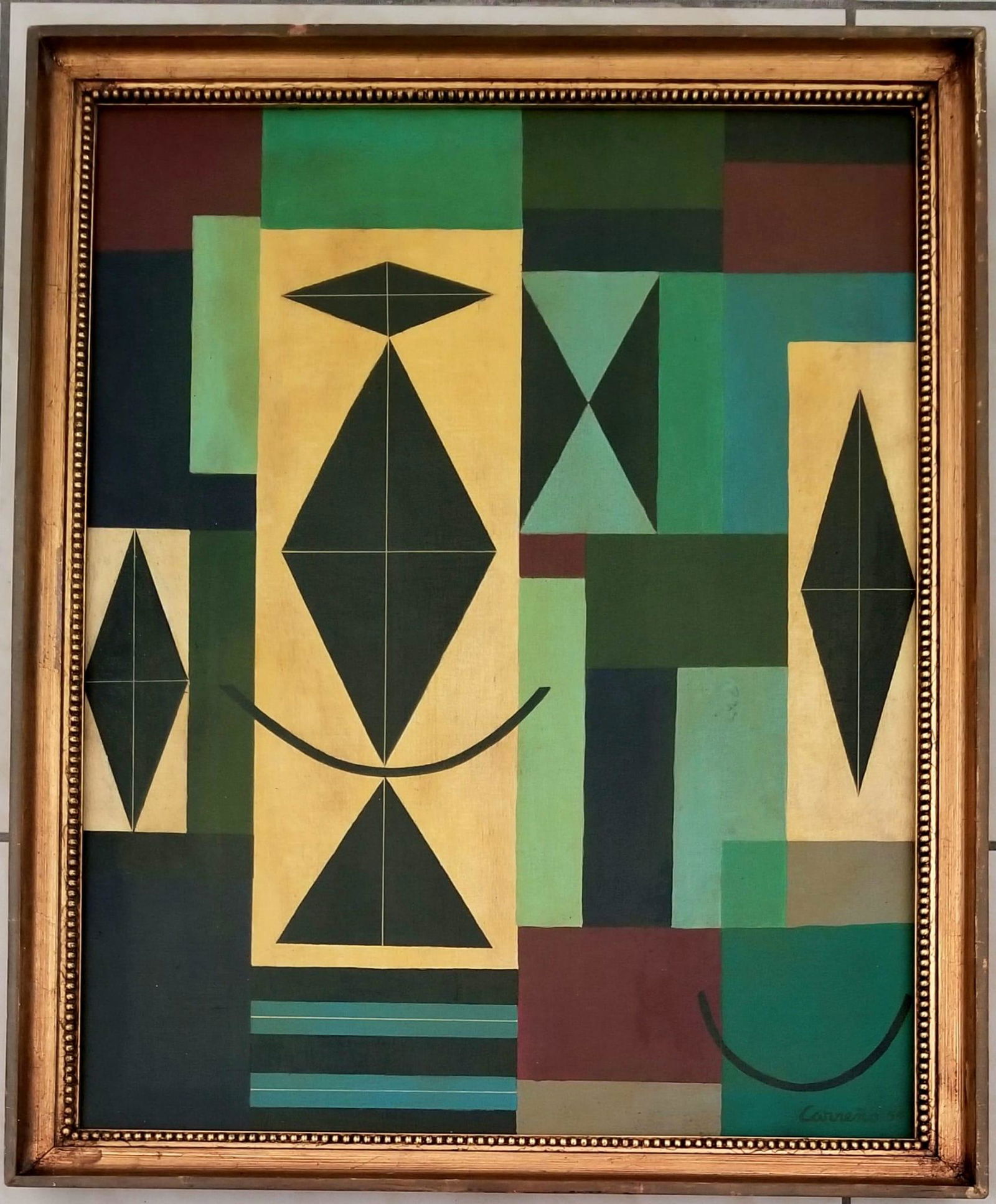 Amazing Mario Carreno 1954 Oil Canvas (1 of 2)