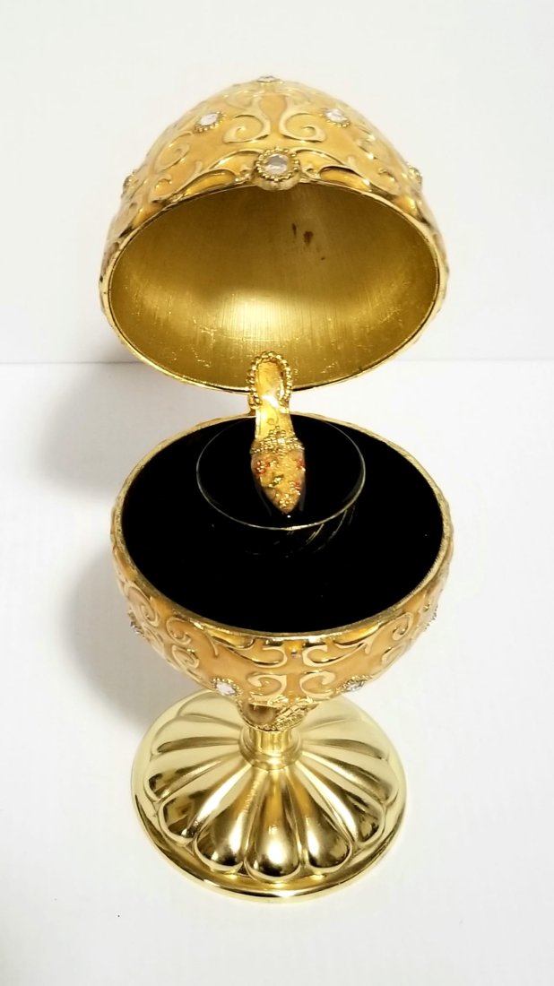 Amazing Faberge Style Egg Music Box (1 of 5)
