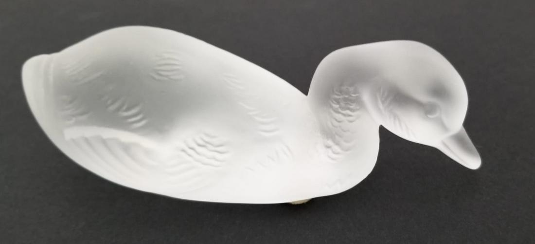 Amazing Baccarat France Duck Art Glass (1 of 7)